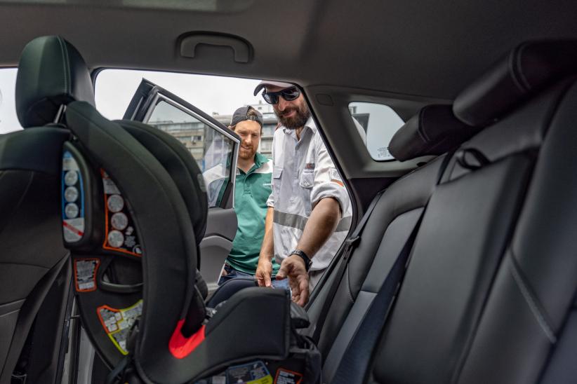 Punto de chequeo de los sistemas de retención infantil en la ex