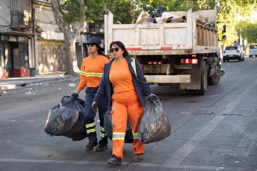 Operativo de limpieza Feria Vía Blanca