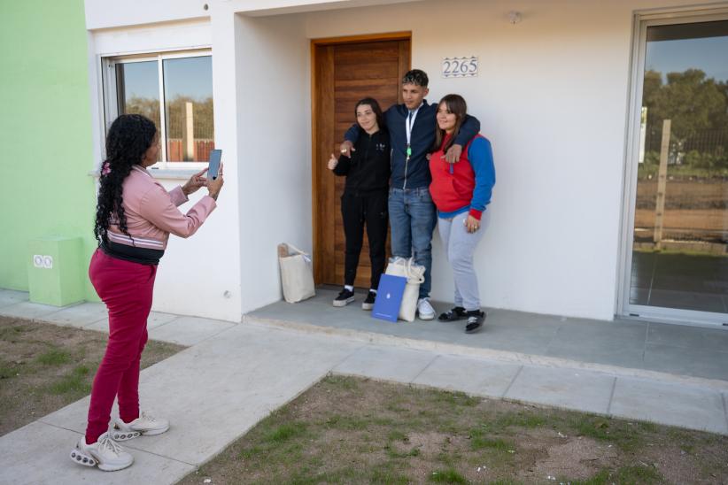 Inauguración de obras en Campo Galusso
