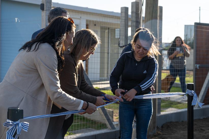 Inauguración de obras en Campo Galusso
