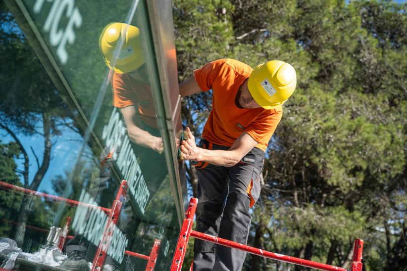 Avance de obras en el Memorial de Detenidos Desaparecidos