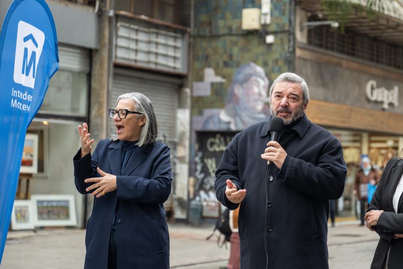 Intendente Mario Bergara participa de la presentación de cartelería turística en Ciudad Vieja