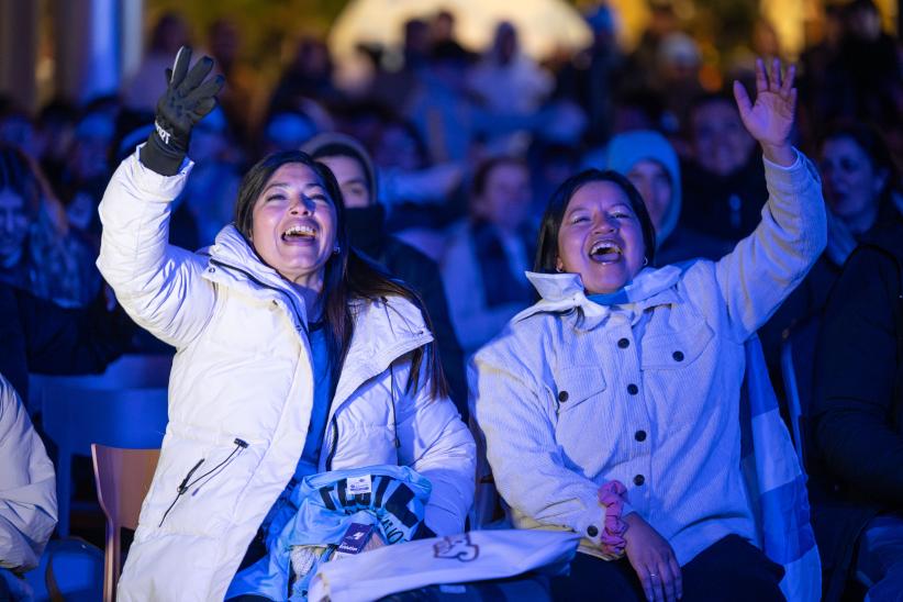 Fan Fest oficial de la Celeste durante Uruguay vs Arabia Saudita