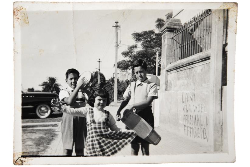 Carlos, Teresa y Eduardo Mateo