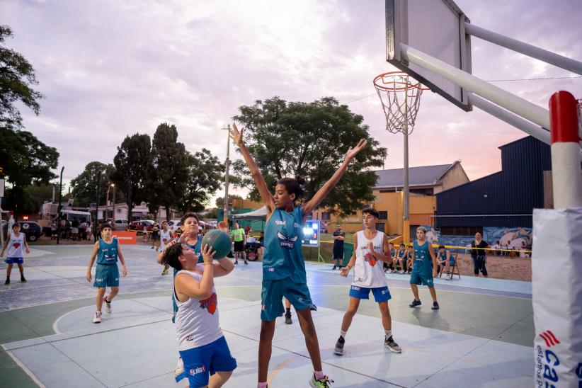 Torneo JR. NBA en el complejo SACUDE 