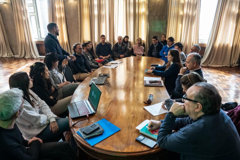 Reunión por obra en Escuela de Remo