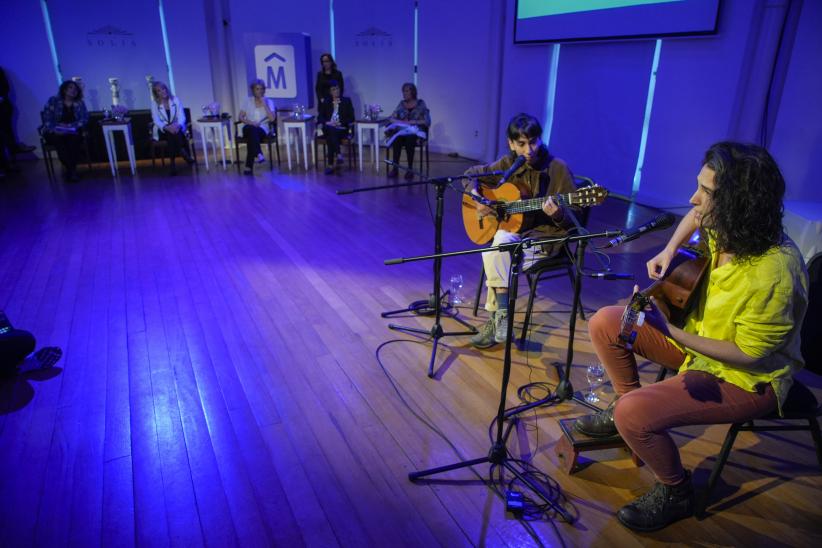 Declaración de Ciudadanas Ilustres a Circe Maia, Mabel Simois y Graciela Sapriza en la sala Delmira Agustini