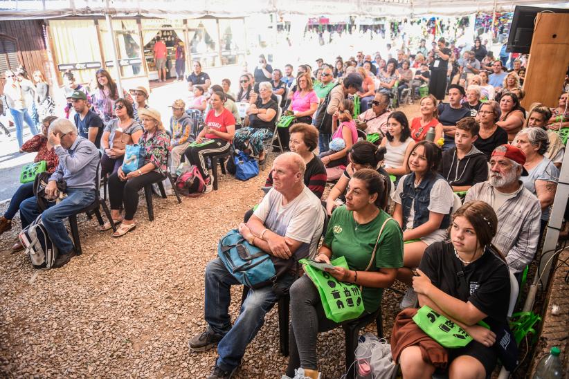 Olga Otegui, participa del taller de Cocina Uruguay en la Semana Criolla 2024