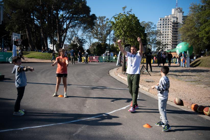 Actividades en el Parque Batlle en el marco del Plan ABC+ Deporte y Cultura,  13 de agosto de 2022