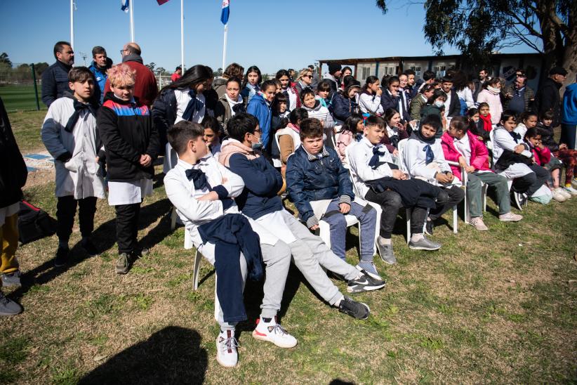 Firma de convenio con el Club Nacional de Fútbol en la ciudad deportiva Los Céspedes, 19 de agosto de 2022