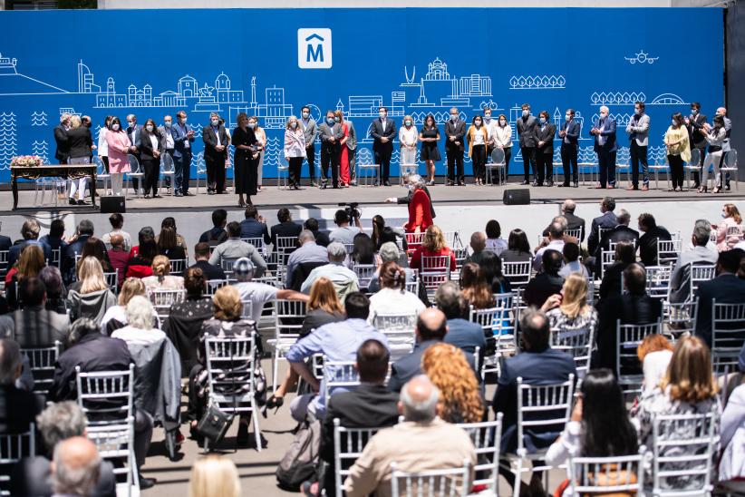 Ceremonia de asunción de Intendenta Carolina Cosse