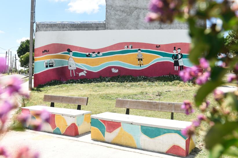 Murales en  barrio Unión y Villa Española  