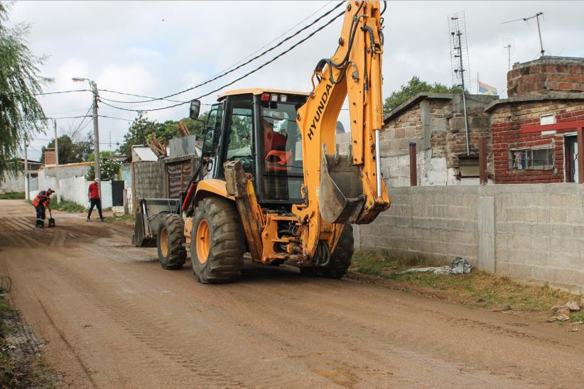 Avance de obras en Padre Cacho