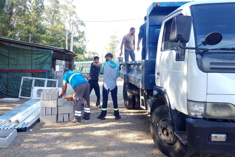 Avance de obras en barrio Antares