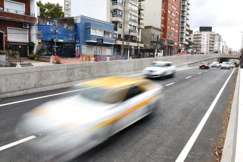 Habilitación de circulación hacia el Centro del túnel de Av. Italia