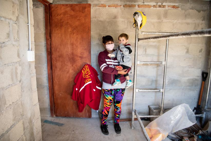 Obras en vivienda de barrio Antares