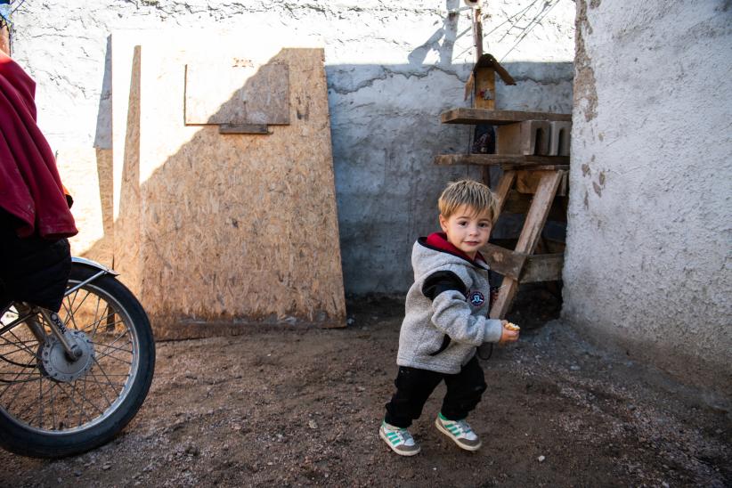 Obras en vivienda de barrio Antares