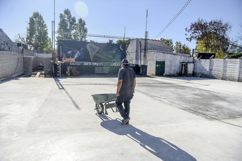 Avance de obras en Teatro de Punta de Rieles