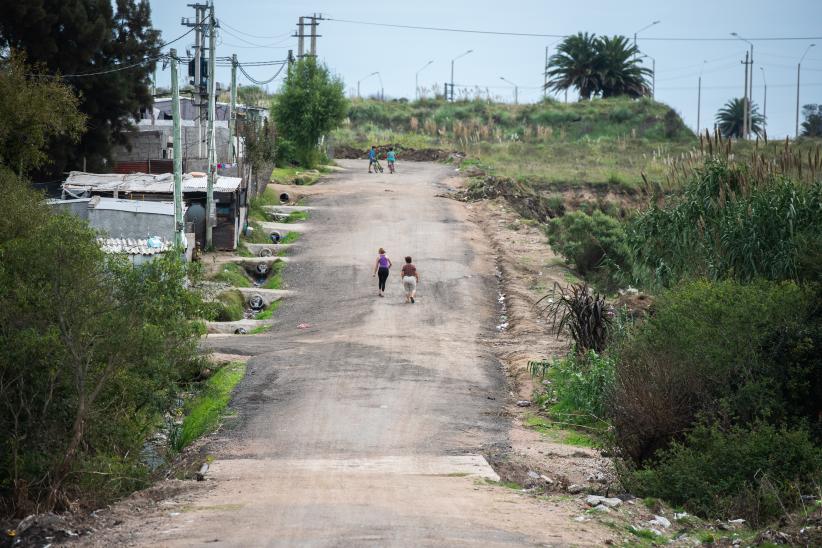 Obras de infraestructura en barrio 24 de junio en el marco del Plan ABC