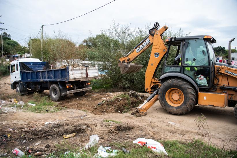 Obras de infraestructura en barrio 24 de junio en el marco del Plan ABC