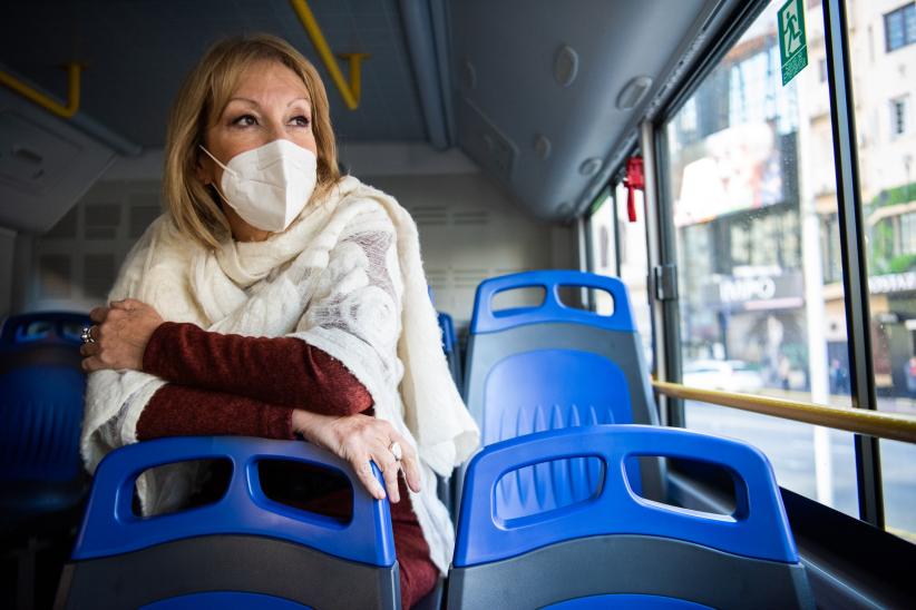 Presentación de nuevos vehículos de transporte colectivo híbridos