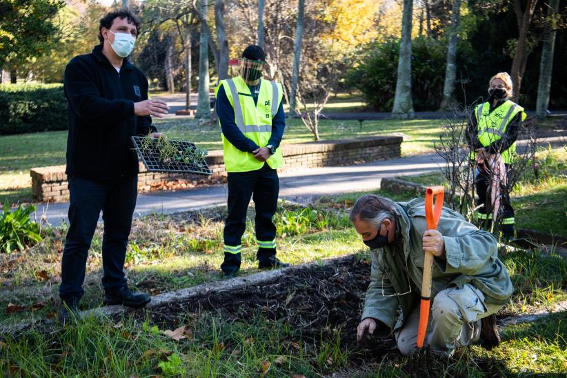 Trabajos en Jardín Botánico en el marco del Programa ABC Oportunidad Trabajo