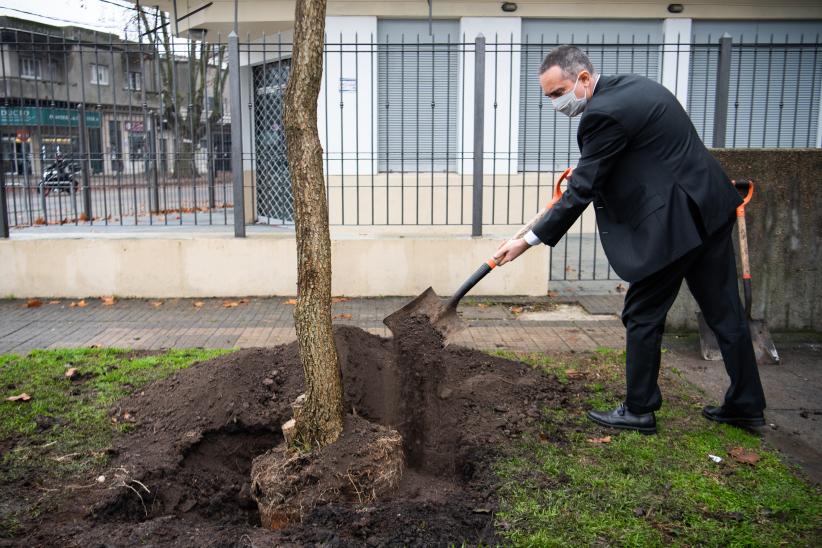 Un ceibo para Gardel en Montevideo