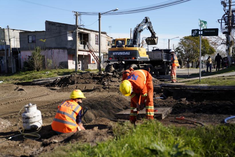 Reparación de la calle Etiopía en el marco del Plan ABC