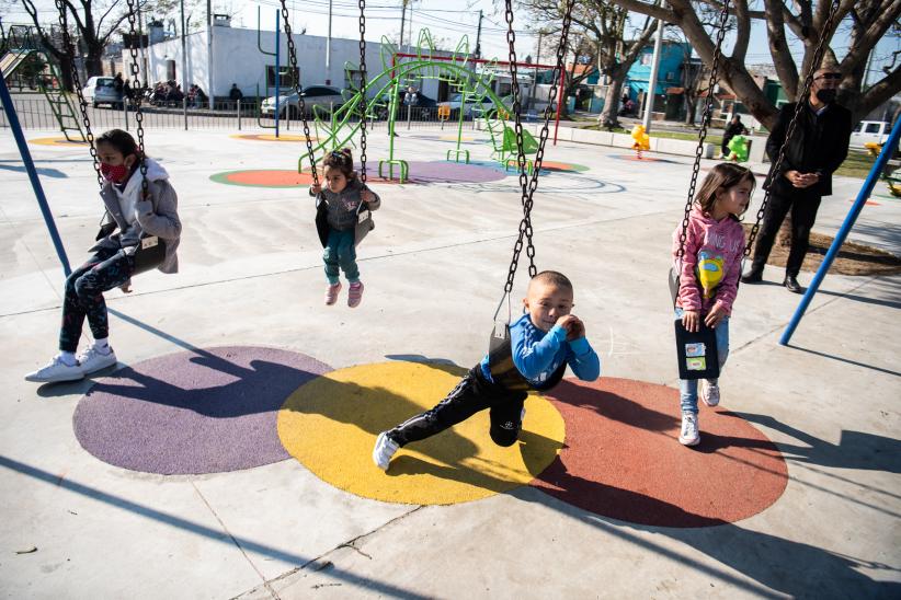 Inauguración de la plaza Juan Pablo Laguna