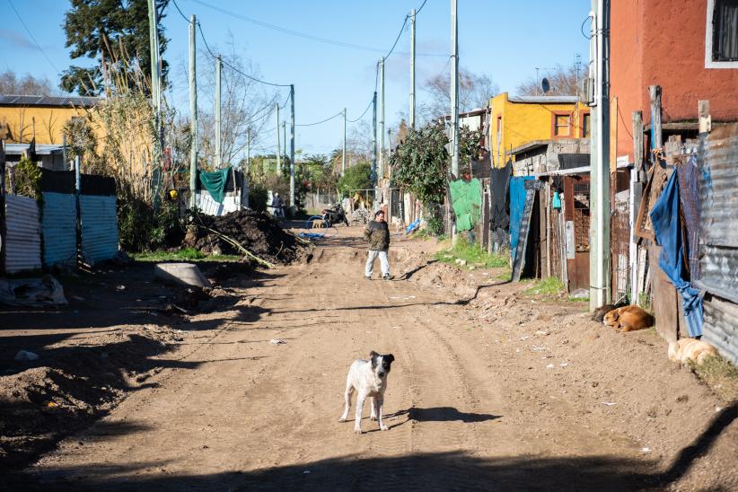 Obras en barrio Las Cabañitas en el marco del Plan ABC