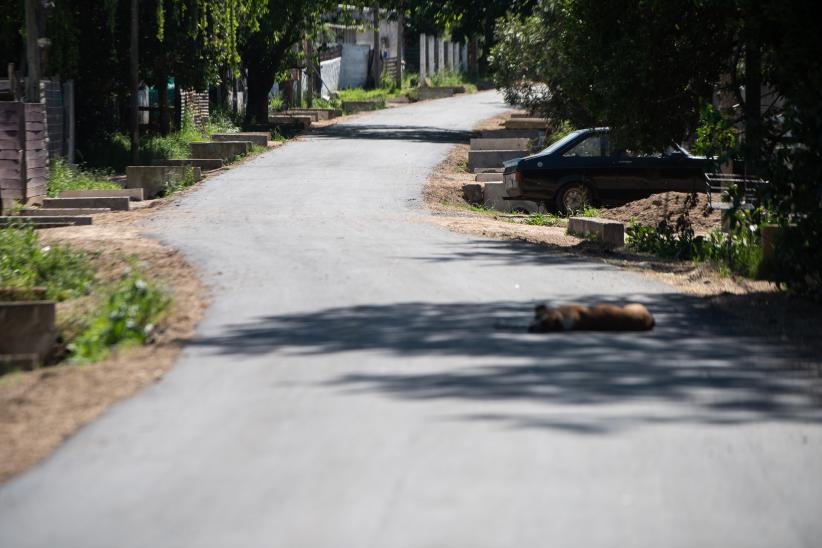 Finalización de asfaltado en barrio La Carbonera en el marco del Plan ABC