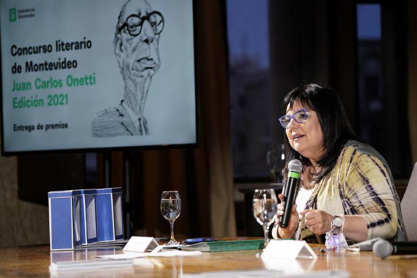 Ceremonia de entrega de premios del Concurso literario de Montevideo Juan Carlos Onetti edición 2021