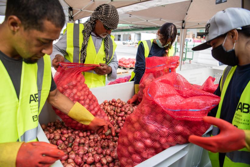 Recuperación de alimentos en la Unidad Agroalimentaria Metropolitana