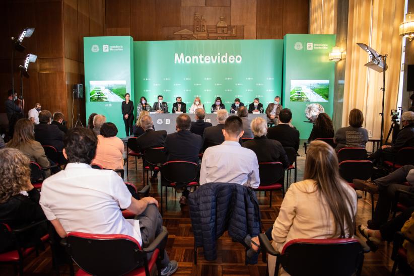 Presentación del plan «Montevideo, amiga del fútbol»