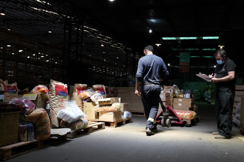 Acopio de alimentos y utensillios de cocina para ollas populares en el marco del Plan ABC