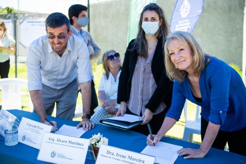 Firma de convenio para mejora integral en el barrio Campichuelo