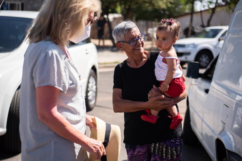 Entrega de viviendas en barrio Cauceglia