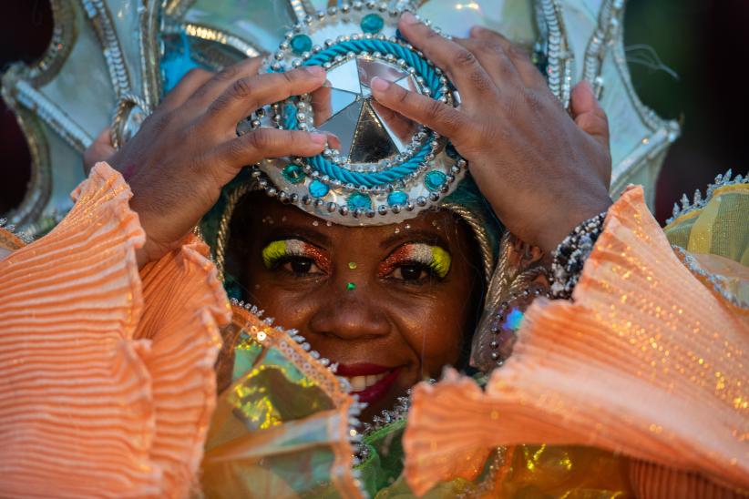 Desfile de Escuelas de Samba en las Canteras del Parque Rodó