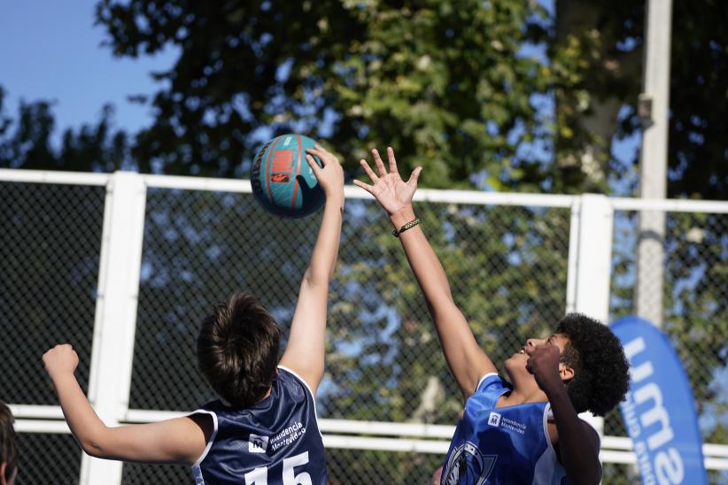 Partido de la Conferencia Oeste del Torneo Jr. NBA en Paso de las Duranas