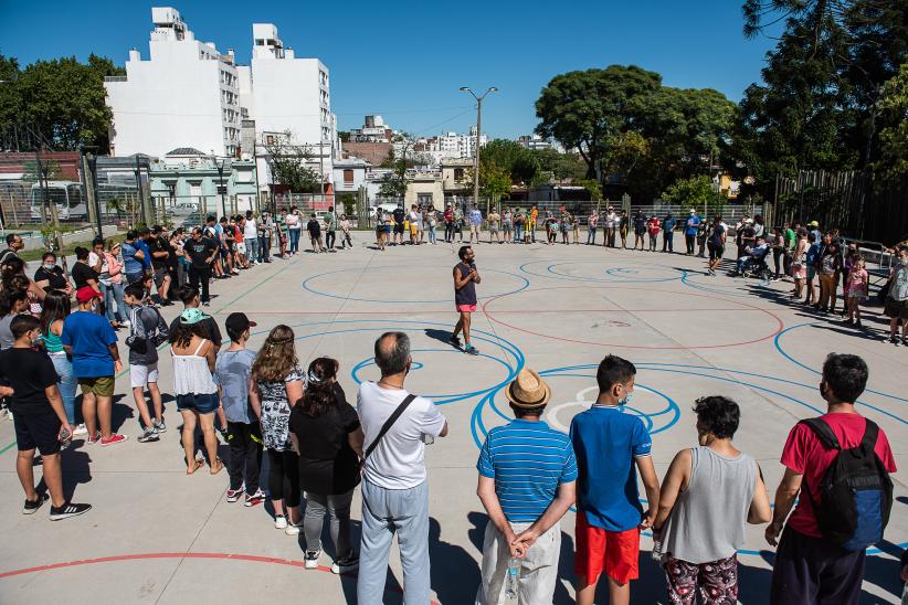 Cierre de actividades de verano del programa de atención a personas con discapacidad en el parque de la Amistad