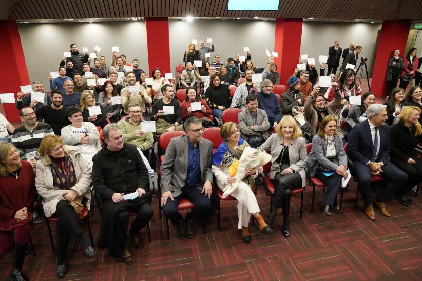 Entrega de diplomas ProCes a funcionarias y funcionarios de la Intendencia de Montevideo