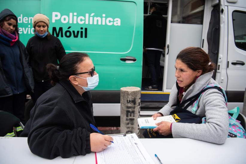 Jornada de concientización y prevención de la anemia falciforme en la explanada de la Intendencia