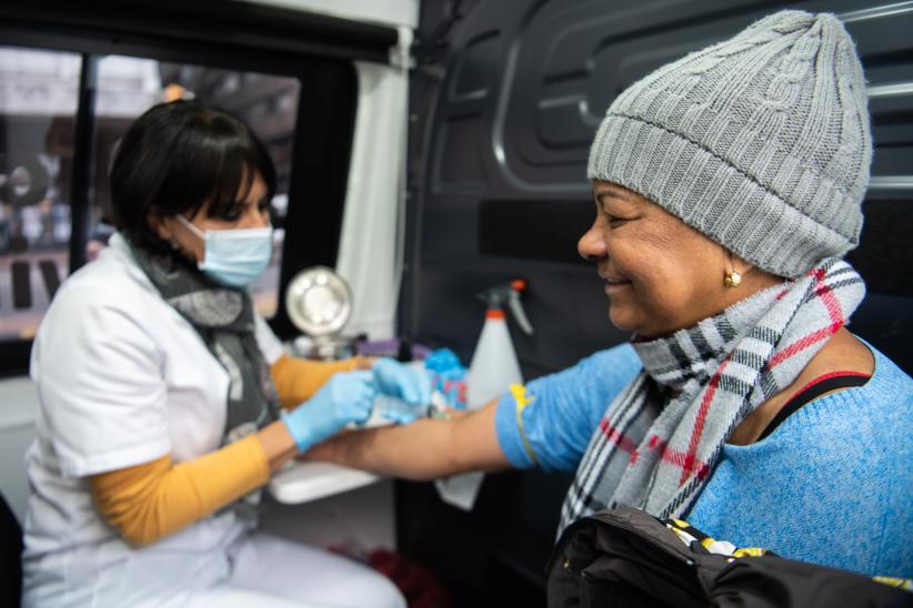 Jornada de concientización y prevención de la anemia falciforme en la explanada de la Intendencia