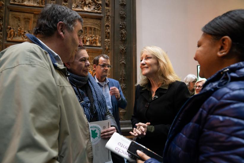 Entrega de sello «Montevideo más Verde » a cooperativas de vivienda 