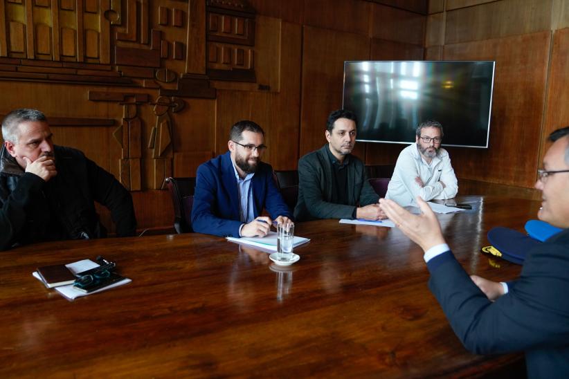 Reunión de la Intendencia de Montevideo con el Ministerio del Interior