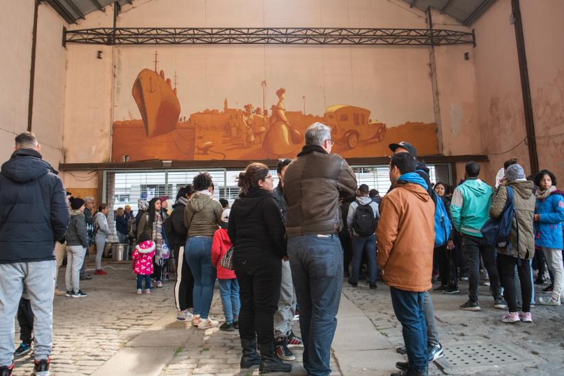 Evento de bienvenida a personas migrantes en el Mumi