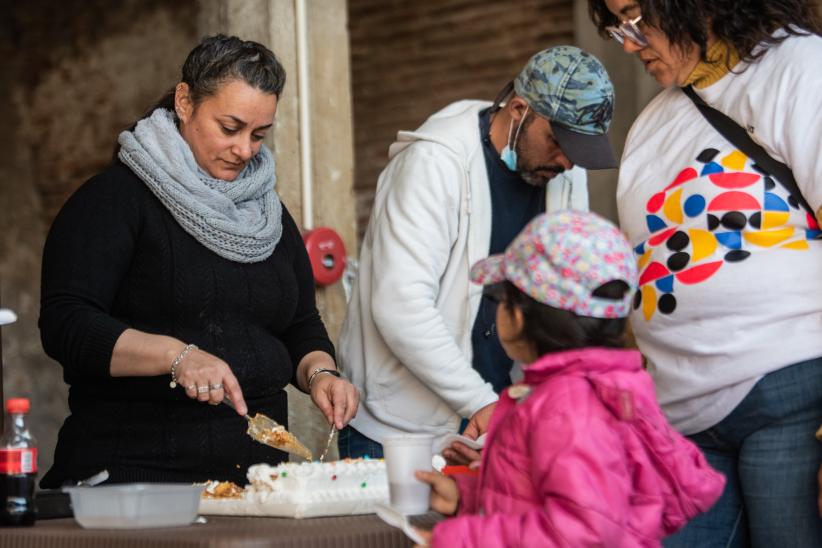 Evento de bienvenida a personas migrantes en el Mumi