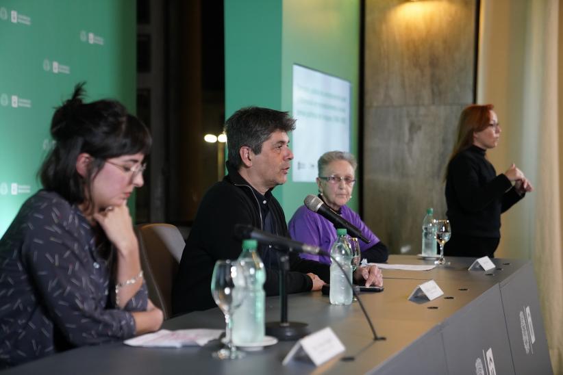 Presentación del proyecto ganador del concurso para construir un memorial dedicado a las ex presas políticas