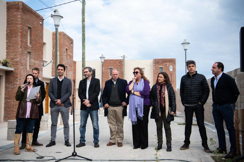 Entrega de viviendas en el asentamiento Chacarita de los Padres, 31 de agosto de 2022