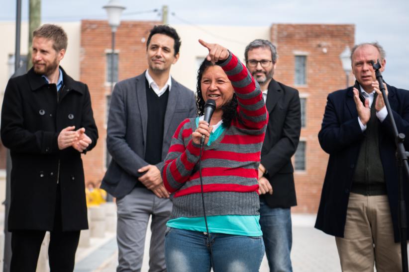 Entrega de viviendas en el asentamiento Chacarita de los Padres, 31 de agosto de 2022